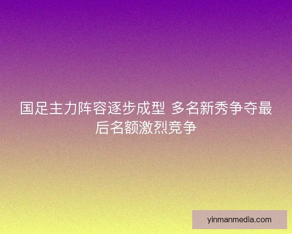 国足主力阵容逐步成型 多名新秀争夺最后名额激烈竞争 国足主力阵容逐步成型 多名新秀争夺最后名额激烈竞争